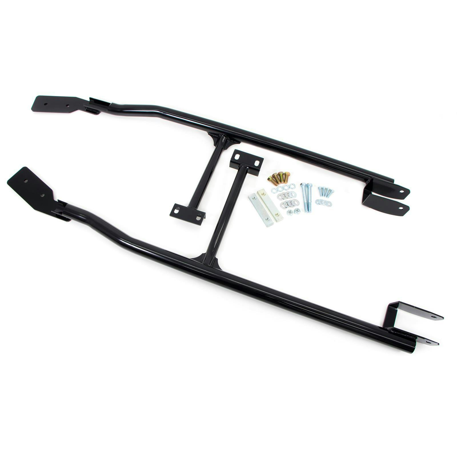 UMI 2070-B 93-02 F-Body Subframe Connectors,3-Point,Bolt In,Black