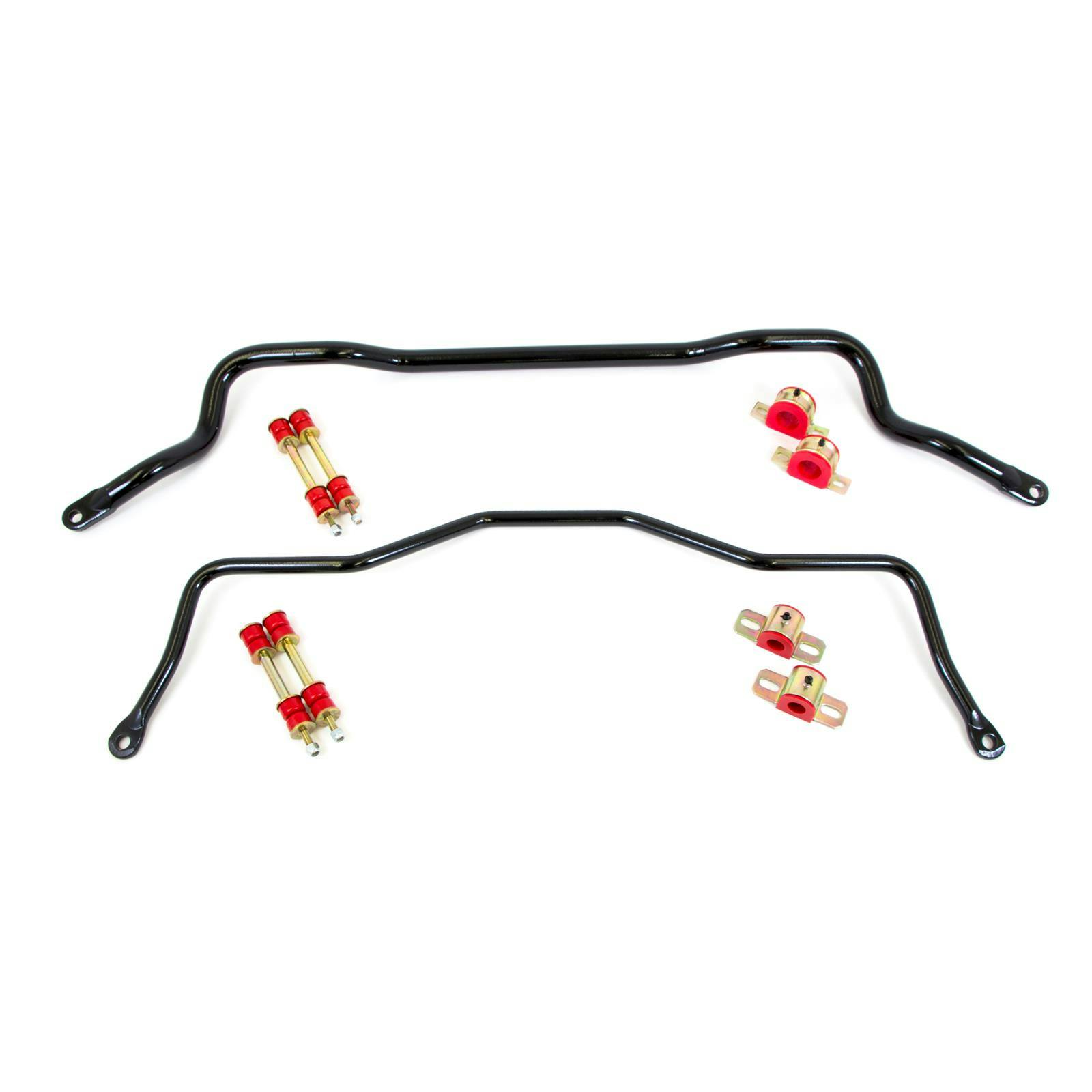 UMI 211213-B 93-02 F-Body Front & Rear Sway Bar, Tubular, Black