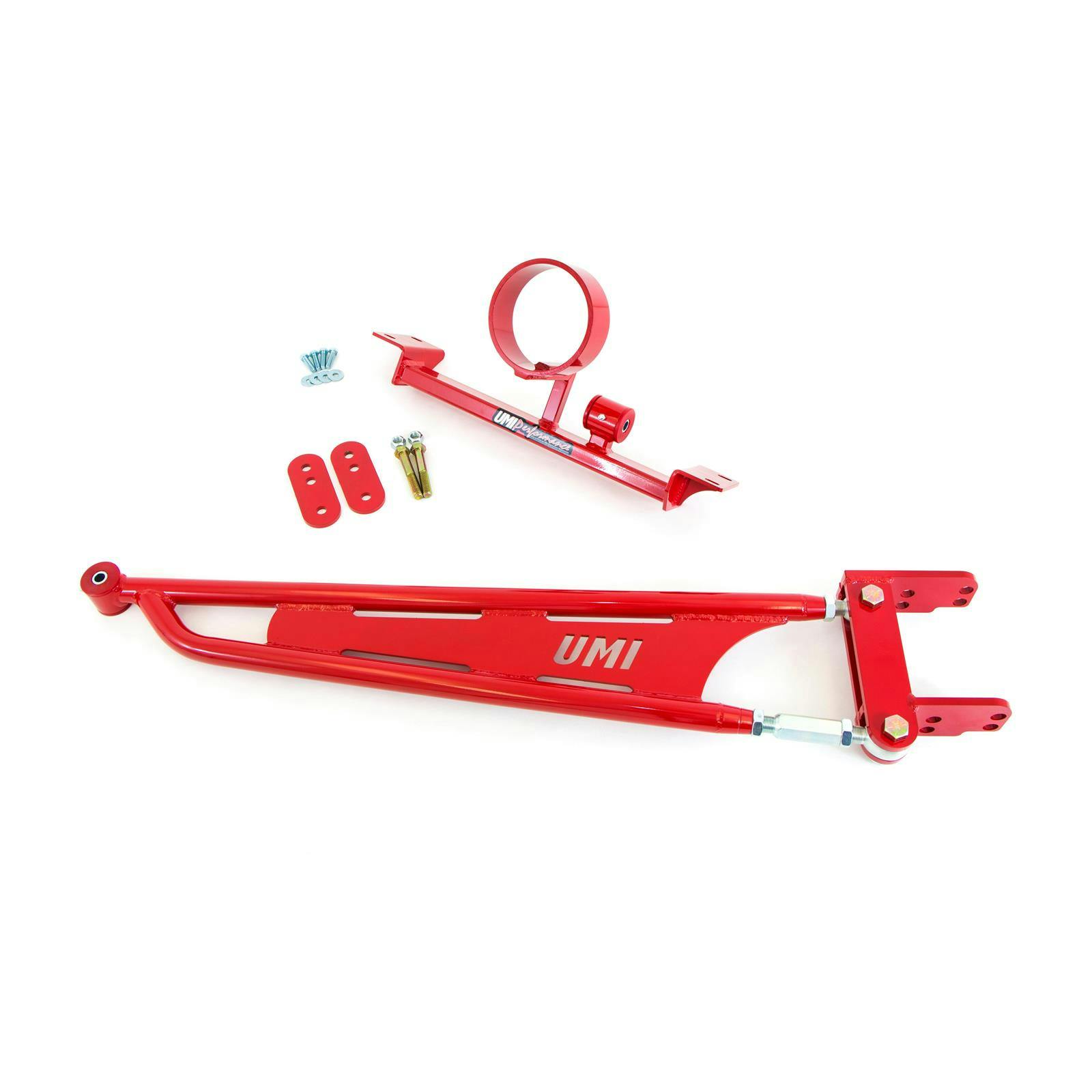 UMI 2201CM-R 93-02 F-Body Torque Arm,Tunnel Mount,CrMo,Loop, Red