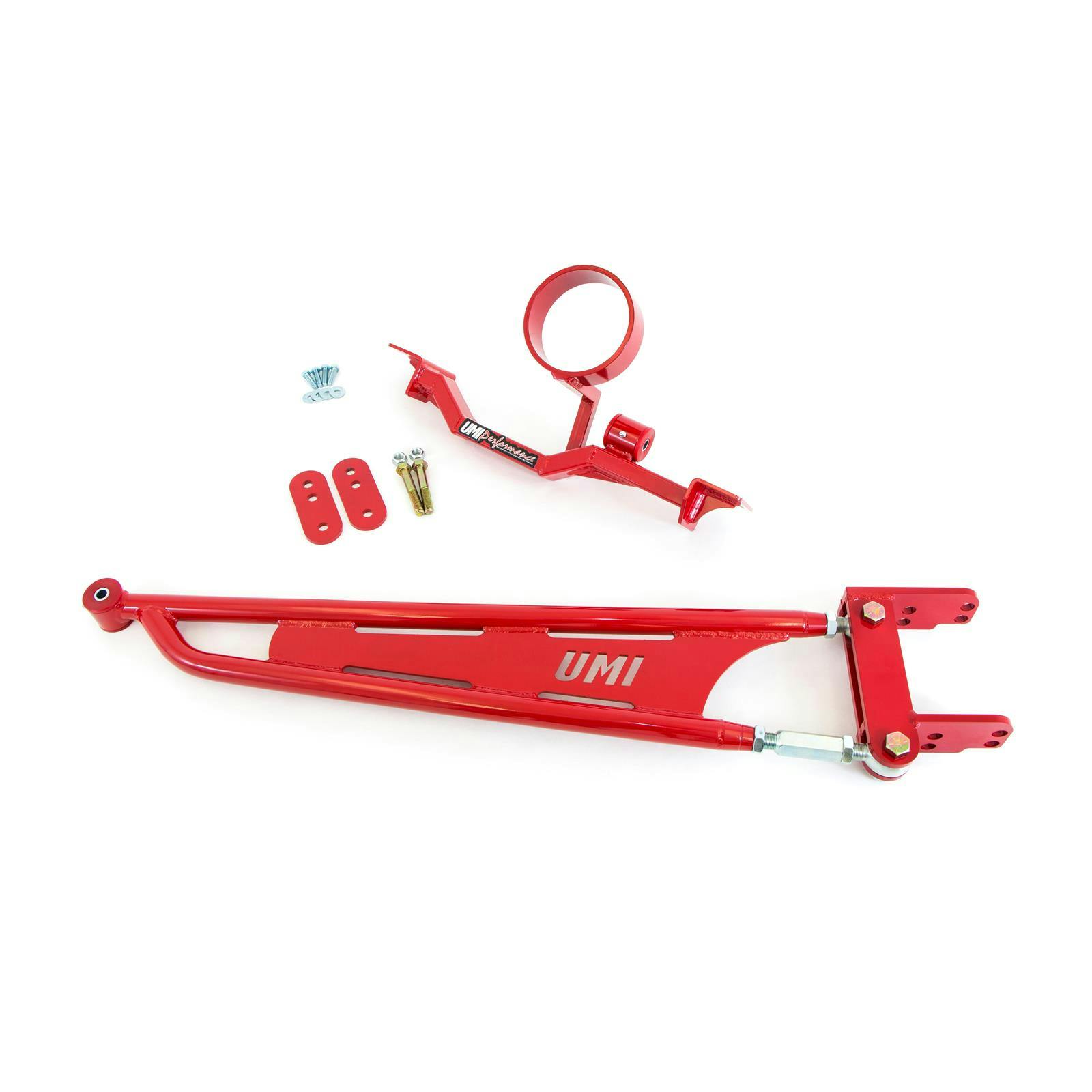UMI 2203CM-R 93-02 F-Body Tunnel Mount Torque Arm, LT Header, Red