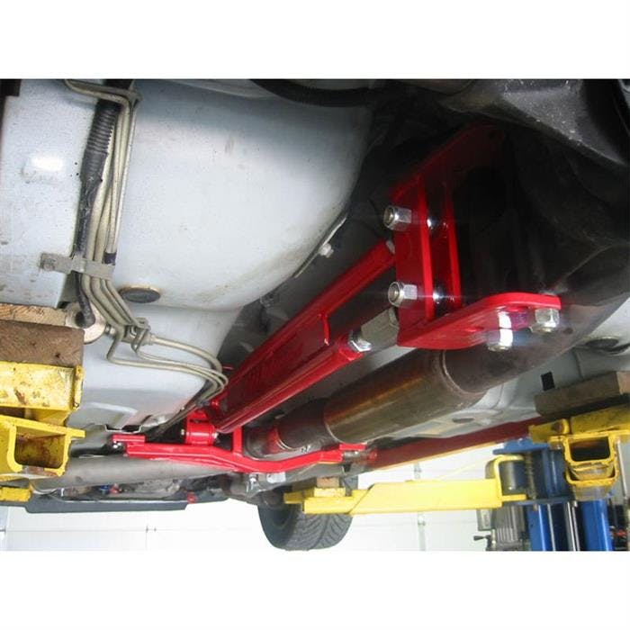 UMI 2203CM-R 93-02 F-Body Tunnel Mount Torque Arm, LT Header, Red