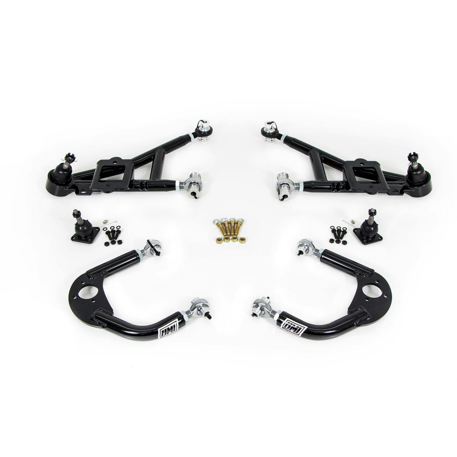 UMI 230010-B 93-02 F-Body Front A-Arm Kit, Adj., Drag, Black