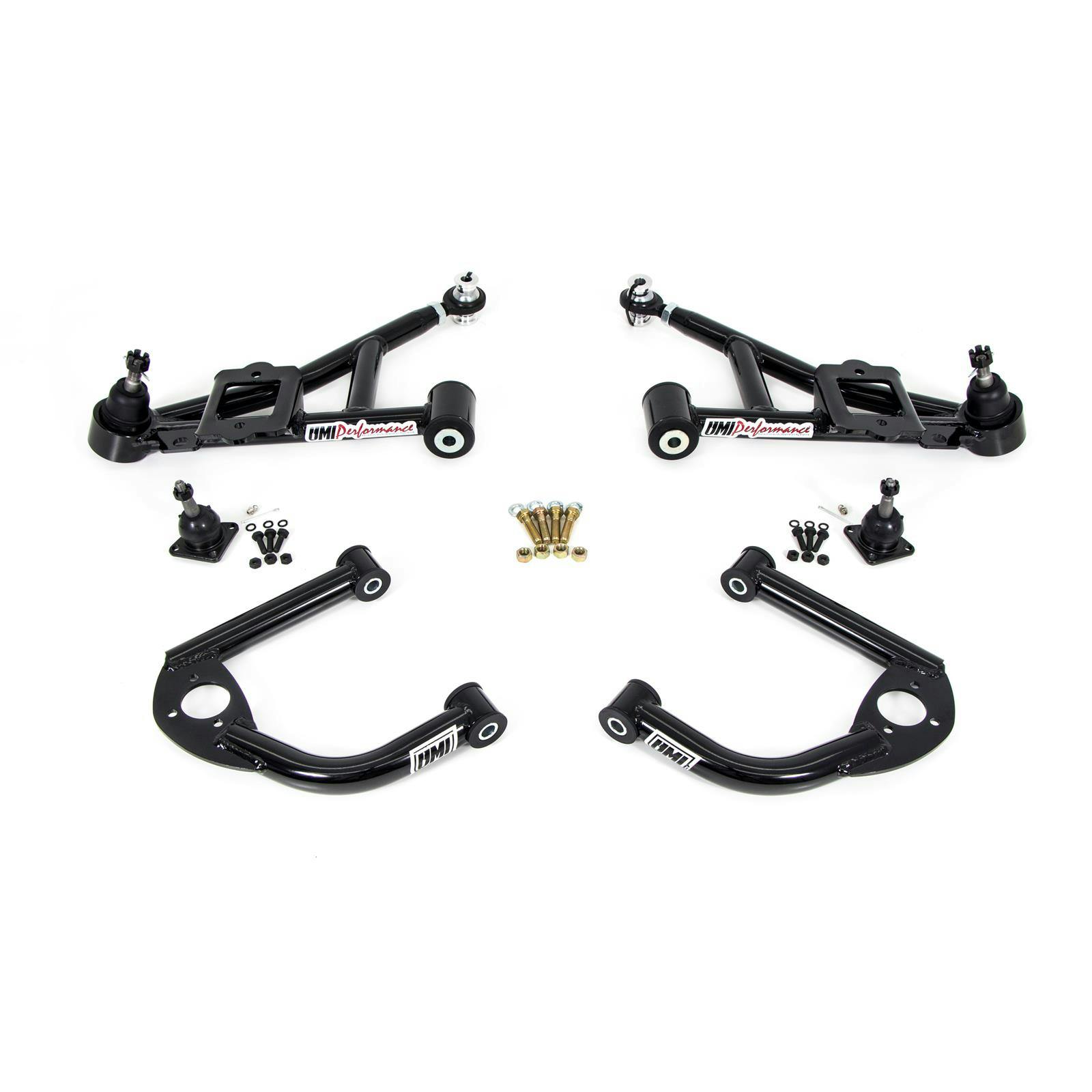 UMI 230511-B 93-02 F-Body Front A-Arm Kit, Non-Adj., Street,Black