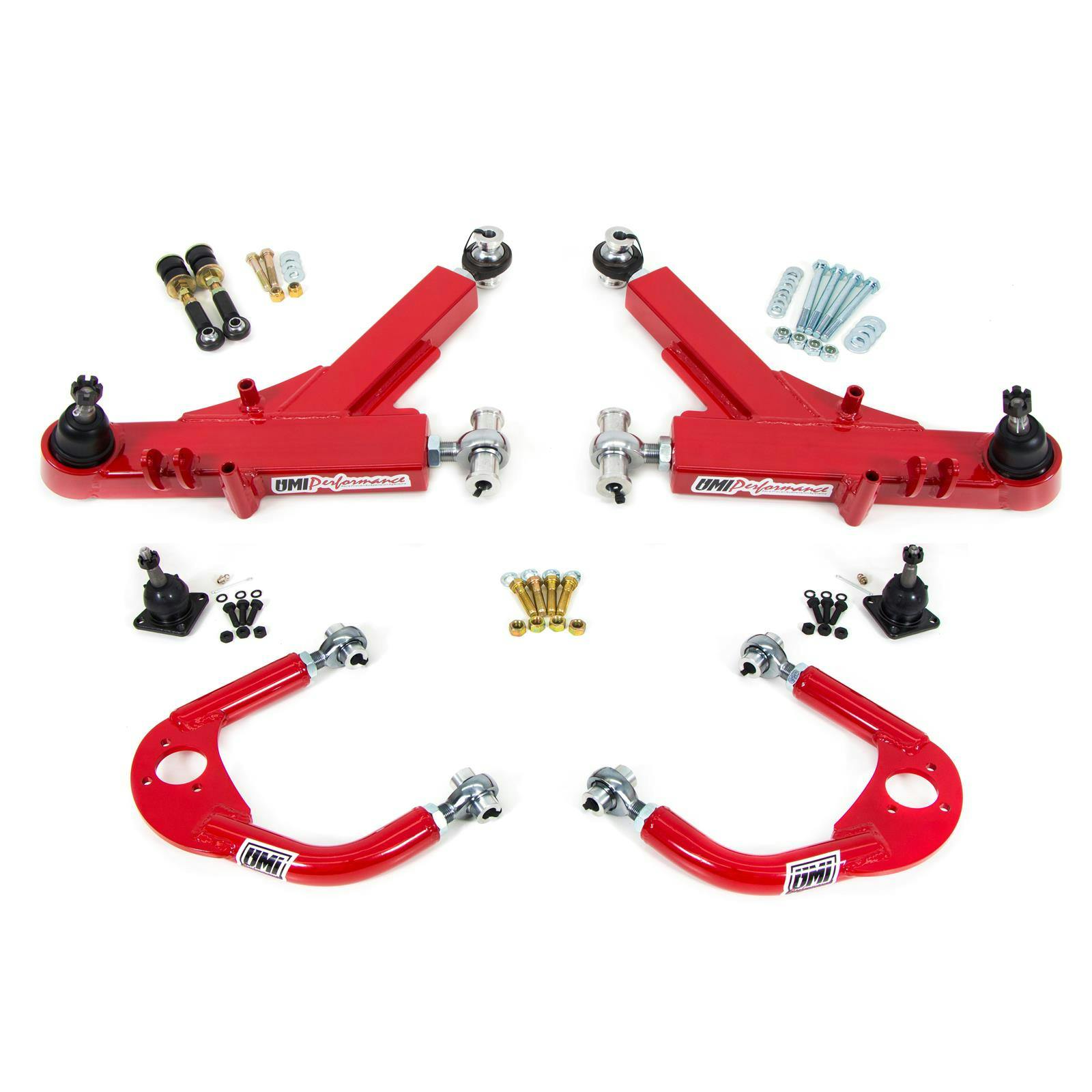UMI 230910-R 93-02 F-Body Front Adj. A-Arm Kit, Road Race, Red