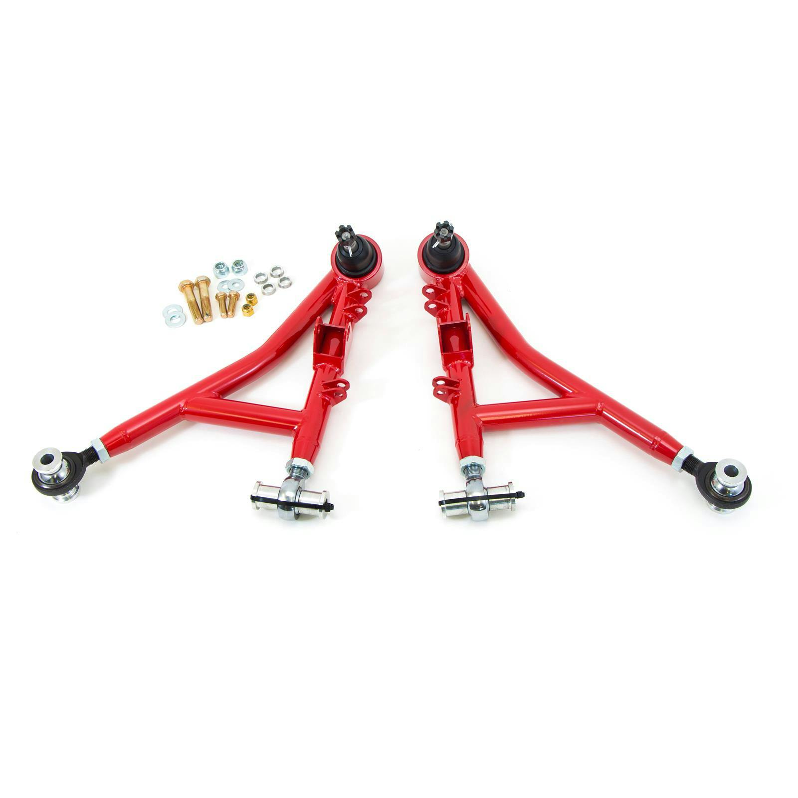 UMI 2317-R 93-02 F-Body Lower A-Arms, CrMo, Drag Race, Red