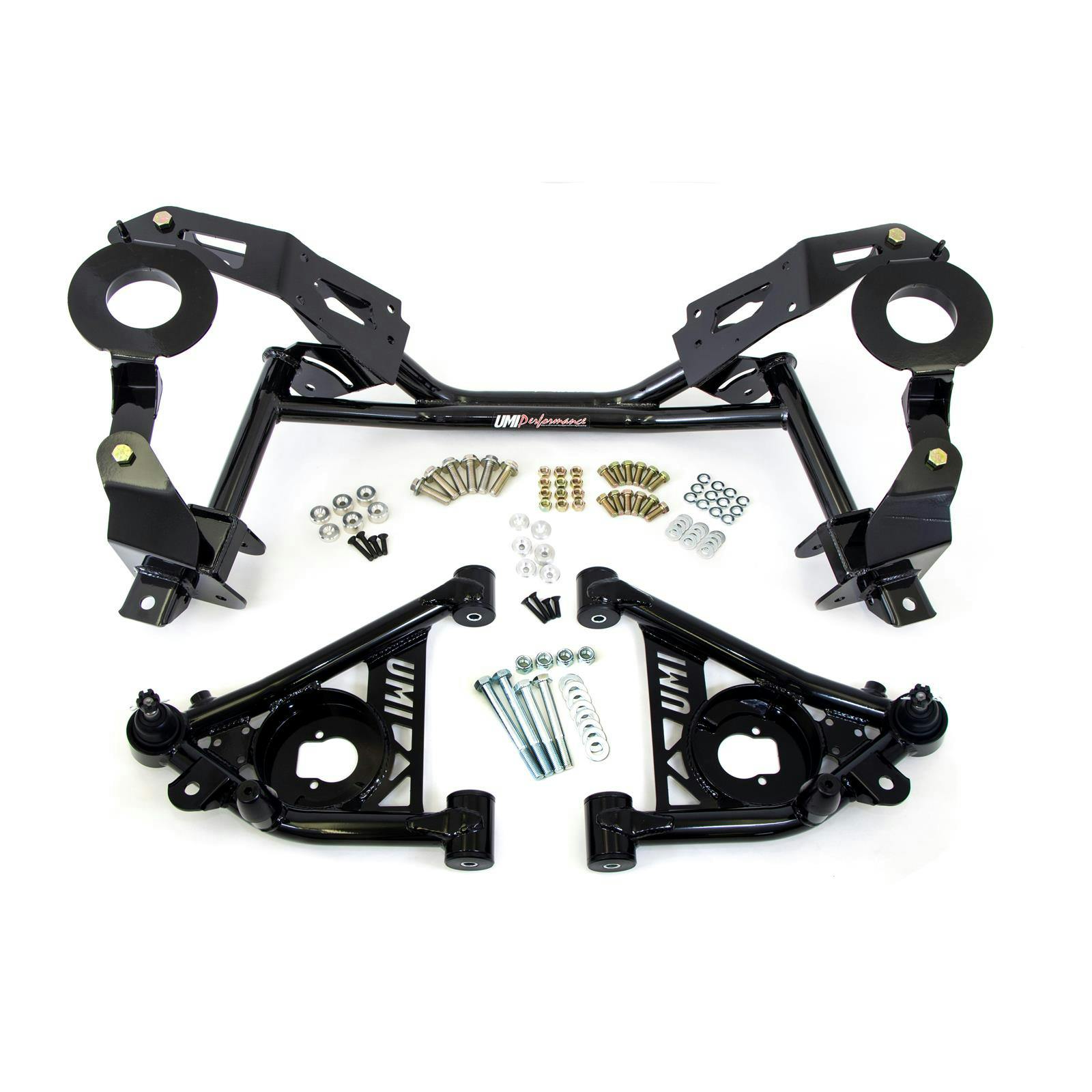 UMI 240131-B 82-92 F-Body K-Member/A-Arms, Factory Springs, Black