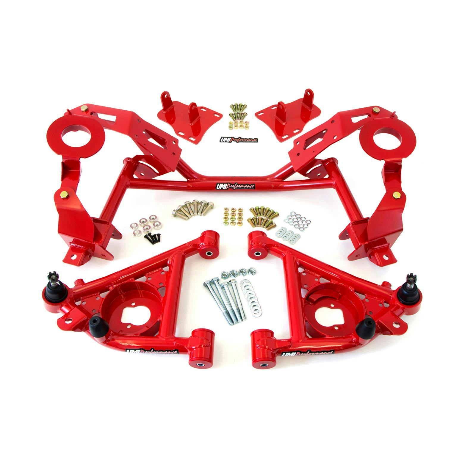 UMI 240331-R 82-92 F-Body Tubular K-Member & A-Arm Kit, LSX, Red