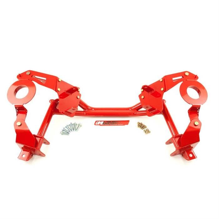 UMI 2403-R 82-92 F-Body Tubular K-Member, LSX, Stock Springs, Red