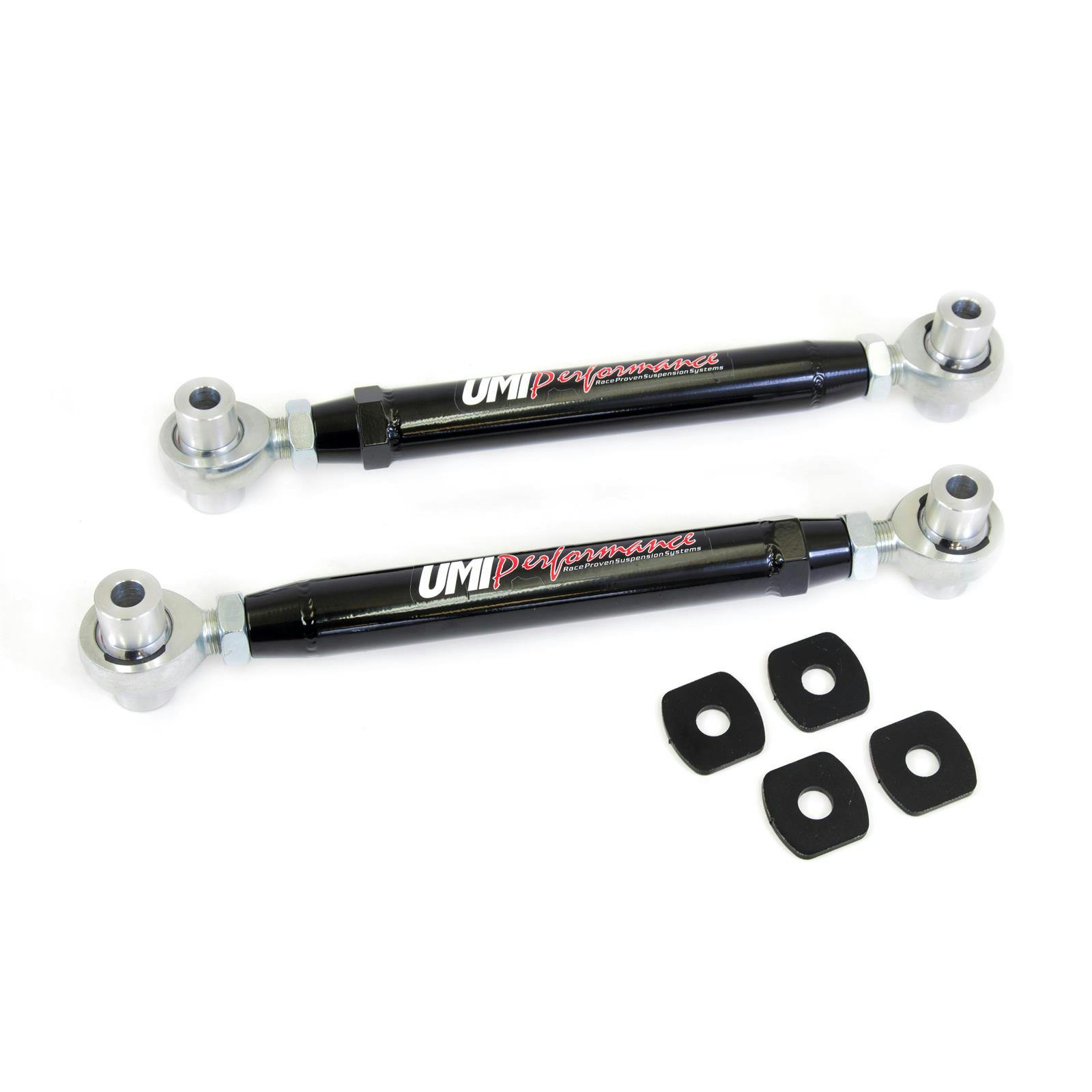 UMI 2522-B 08-09 G8, 10-14 Camaro Toe Rods, CrMo, Rod Ends, Black