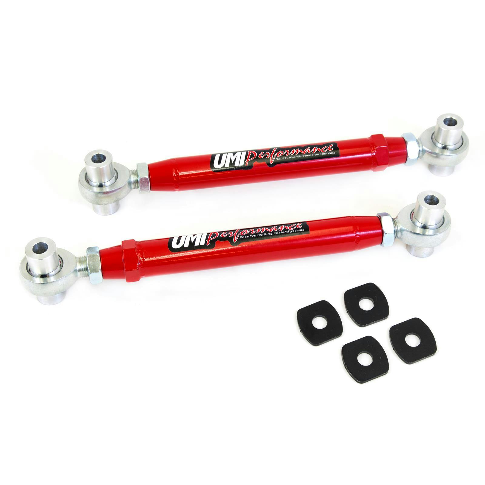 UMI 2522-R 08-09 G8, 10-14 Camaro Toe Rods, CrMo, Rod Ends, Red