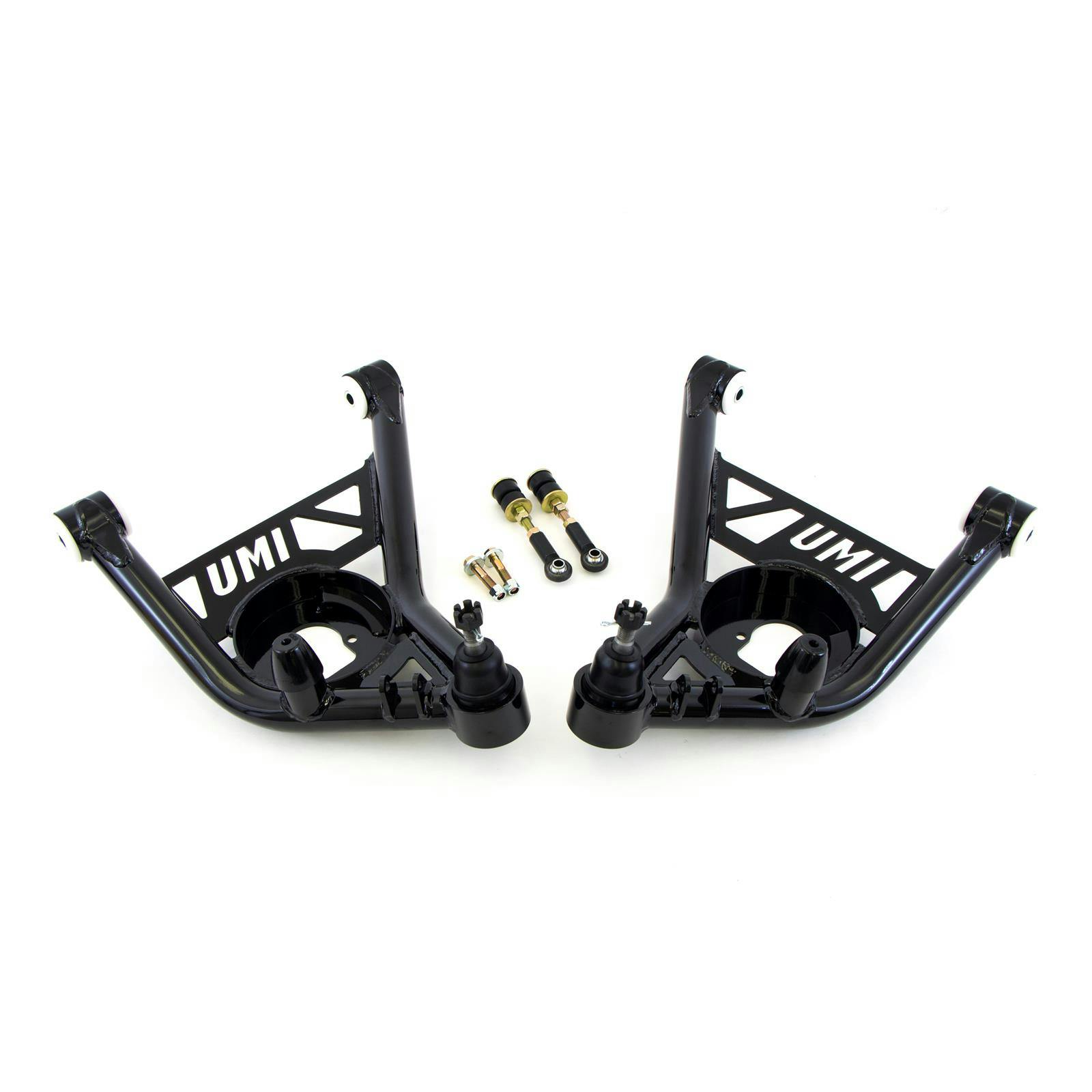 UMI 2652-B 70-81 F-Body Front Lower A-Arms, Delrin Bushings,Black