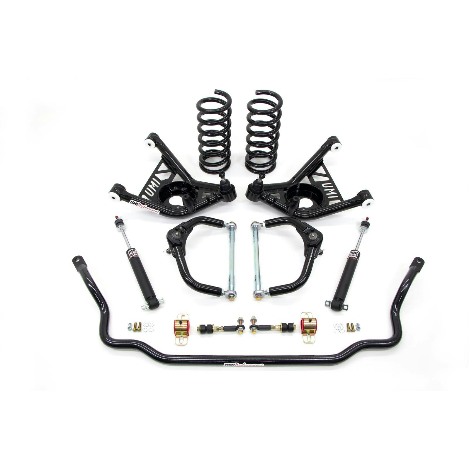 UMI 266602-B 70-81 F-Body Front End Handling Kit, Adj, Black
