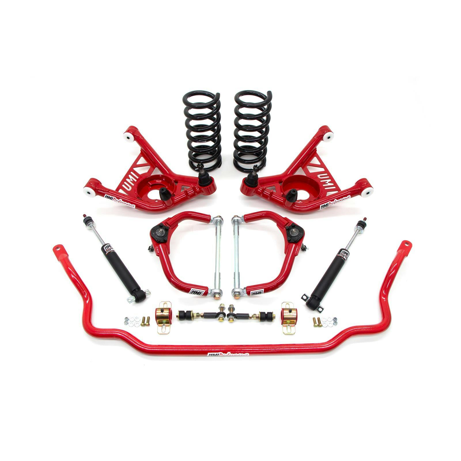 UMI 266602-R 70-81 F-Body Front End Handling Kit, Adj, Red