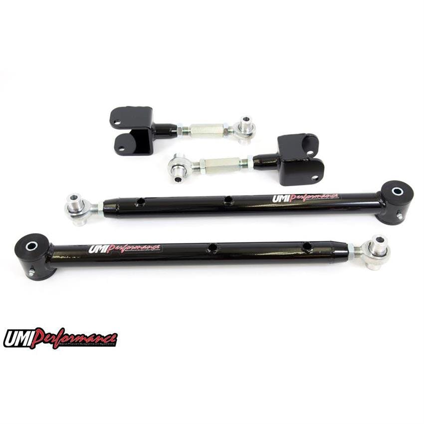 UMI 301417-B 78-88 G-Body Adj. Upper & Lower Control Arms, Black