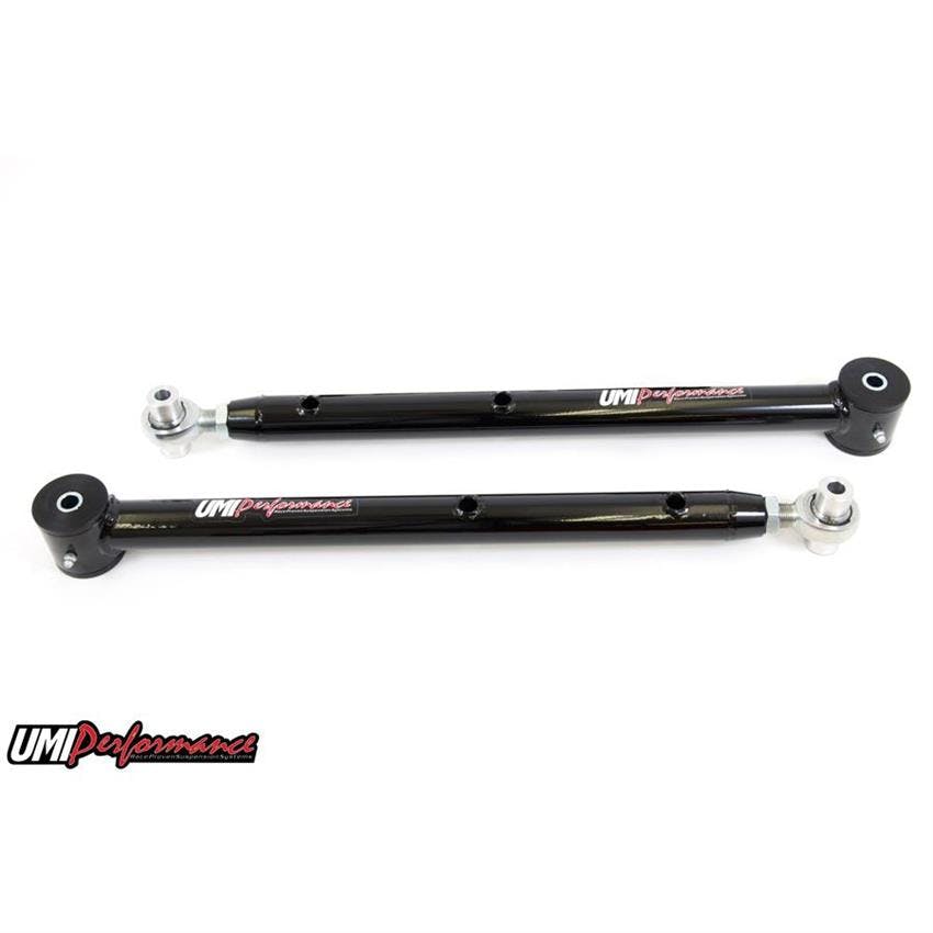 UMI 3014-B 78-88 G-Body Tubular Adj. Lower Control Arms, Black