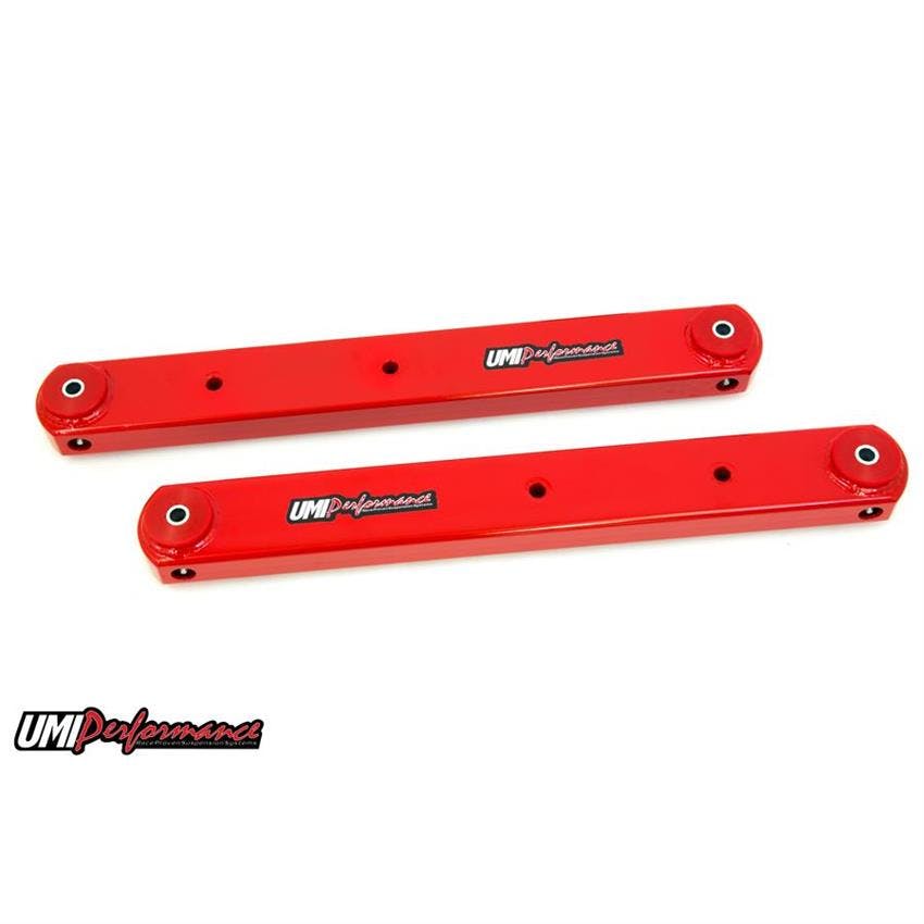 UMI 3021-R 78-88 G-Body Boxed Lower Control Arms, Boxed, Red