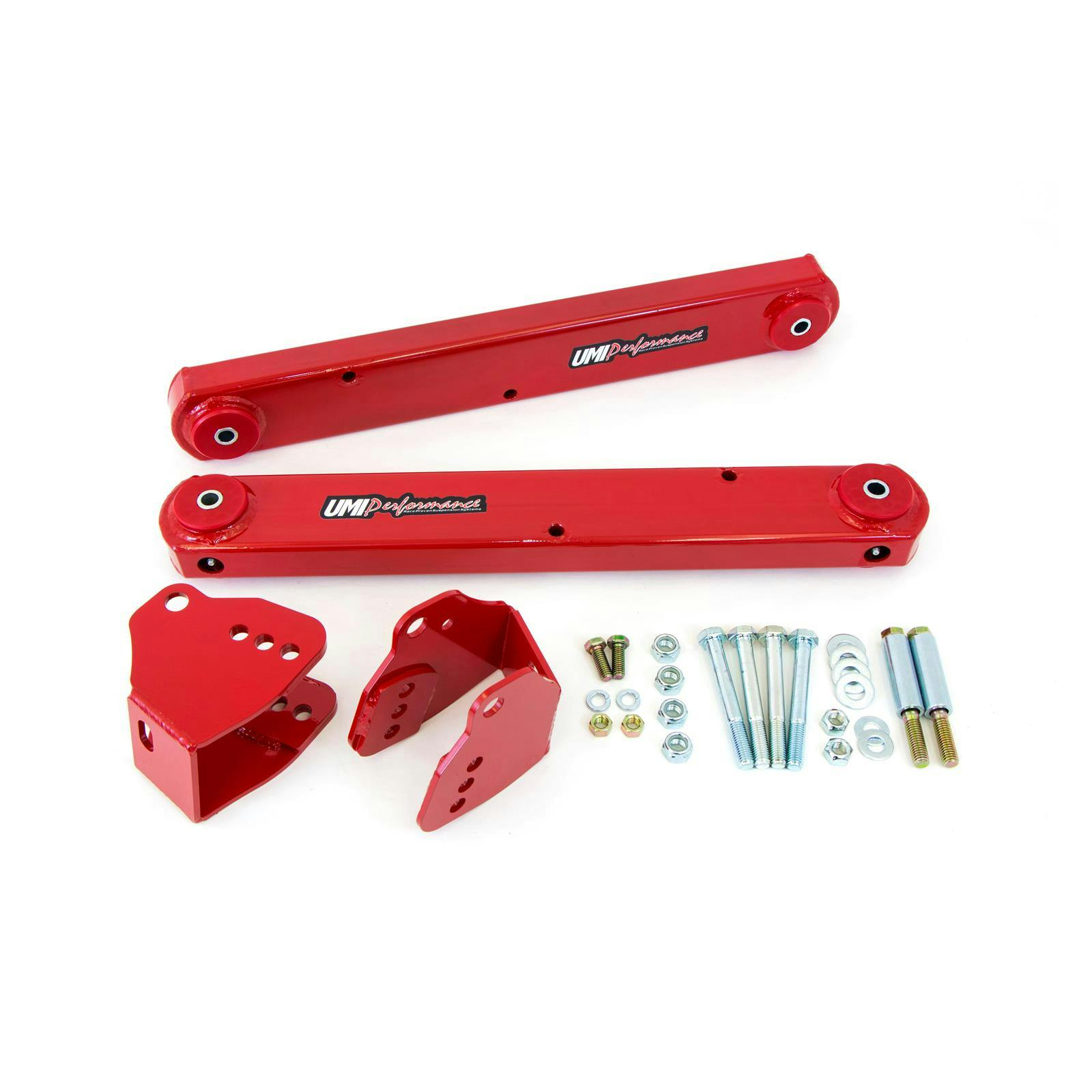 UMI 3022-R 78-88 G-Body Rear Lift Bar Set, Bolt In, Red
