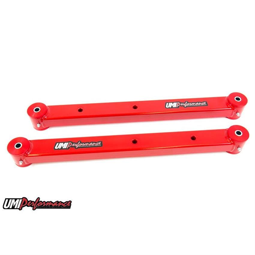 UMI 3024-R 78-88 G-Body Rear Lower Control Arms, Boxed, Red
