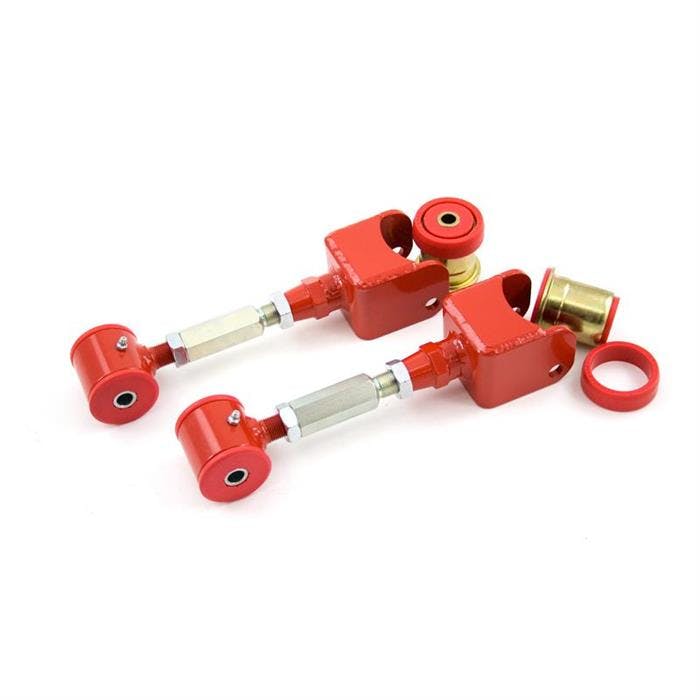 UMI 302500-R 78-88 G-Body Adj. Upper Control Arms, Poly, Red