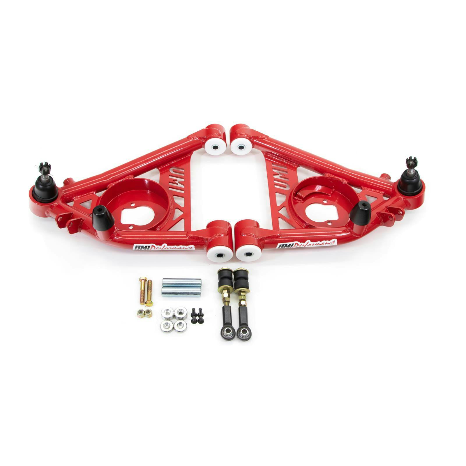 UMI 3032-1-R 78-88 G-Body/S10 Front Lower A-Arms, Delrin, Red