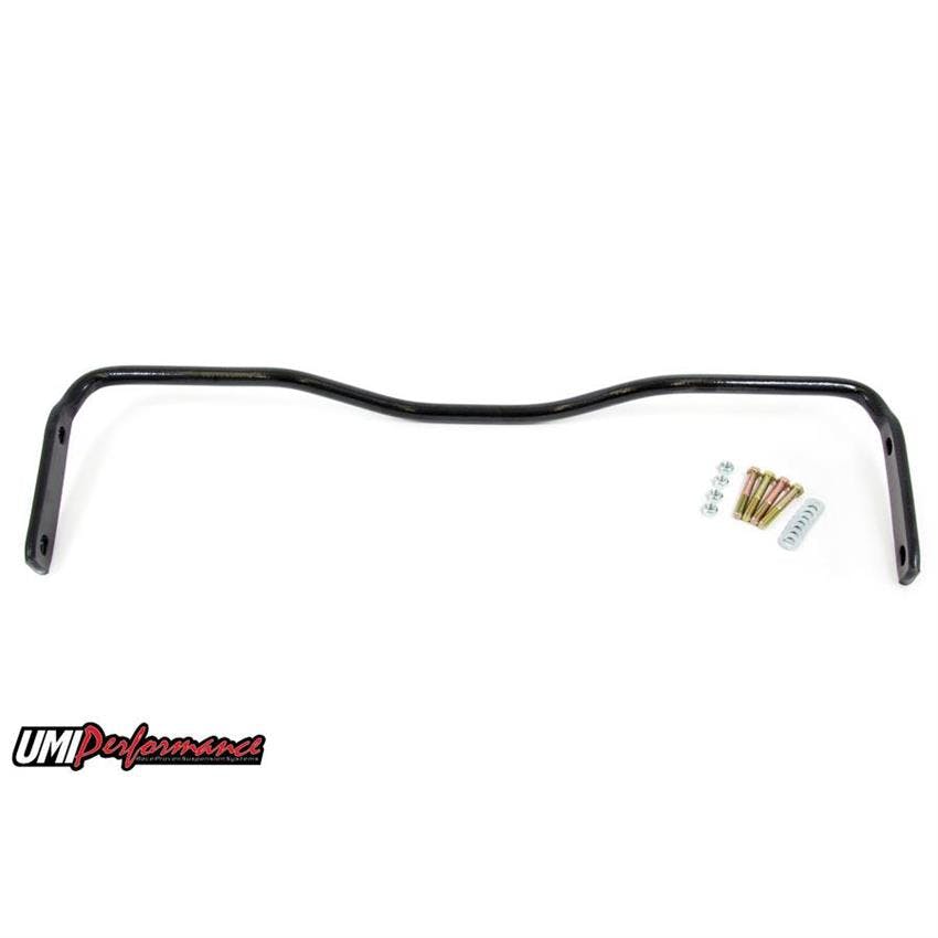 UMI 3034-B 78-88 G-Body 1 Inch Solid Rear Sway Bar, Black