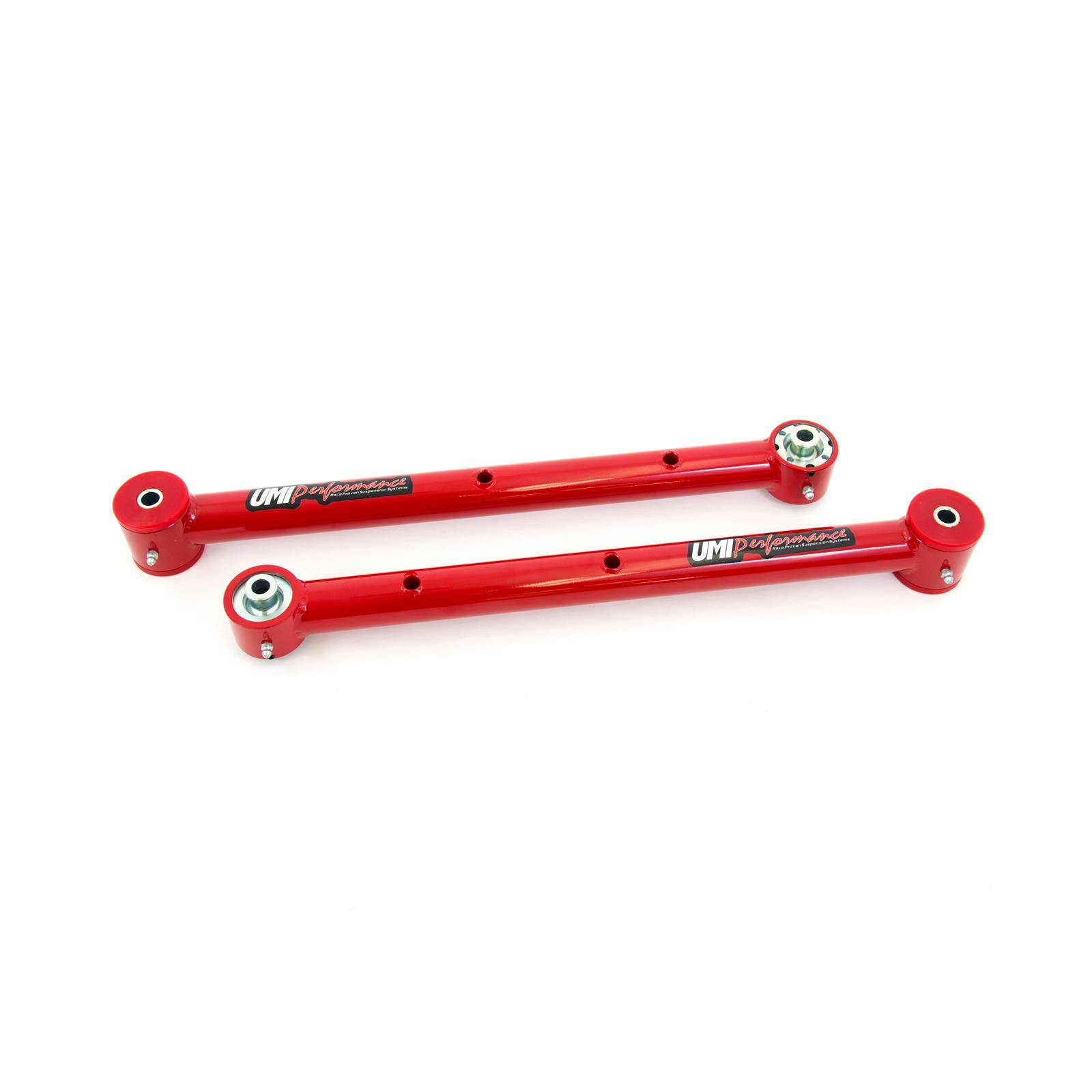 UMI 3038-R 78-88 G-Body Lower Control Arms, Poly/Roto-Joint, Red