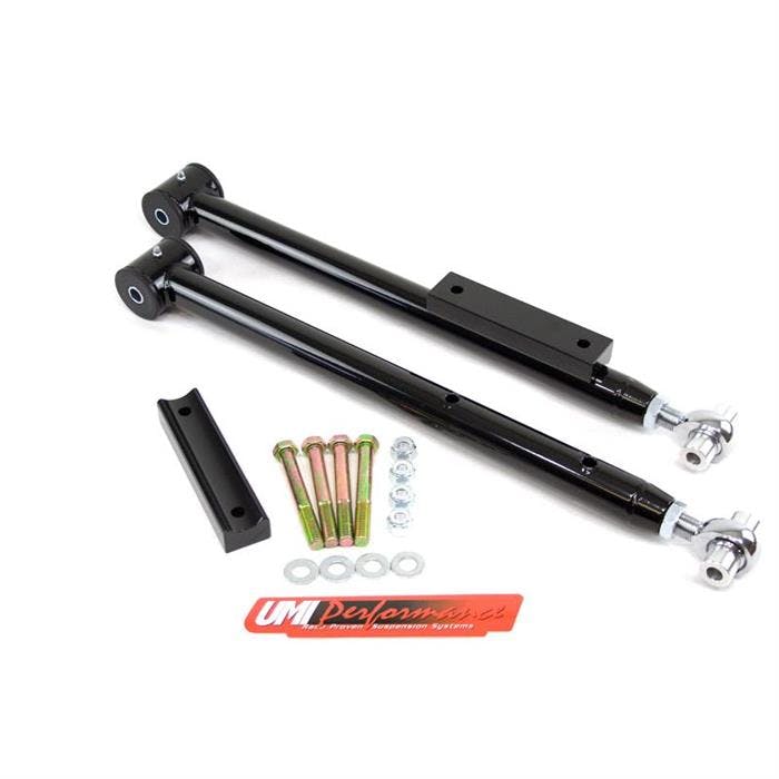 UMI 3614-B 91-96 Impala SS Adj. Lower Control Arms Rod Ends,Black