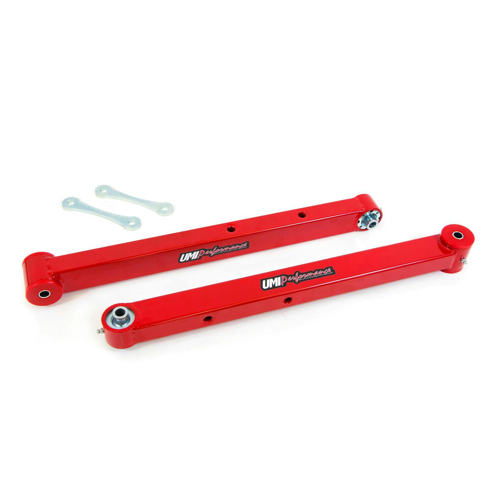 UMI 3626-R 78-96 B-Body Boxed Lower Control Arms Poly/Roto, Red