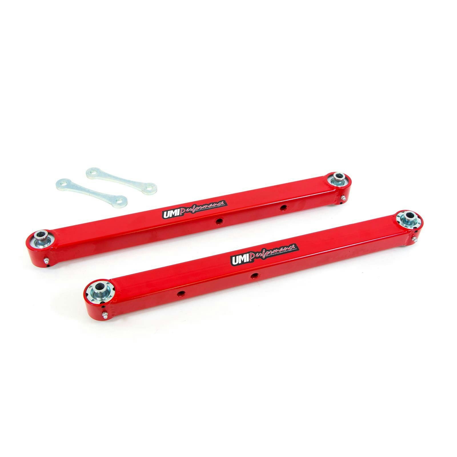 UMI 3627-R 78-96 B-Body Boxed Lower Control Arms, Dual Roto, Red