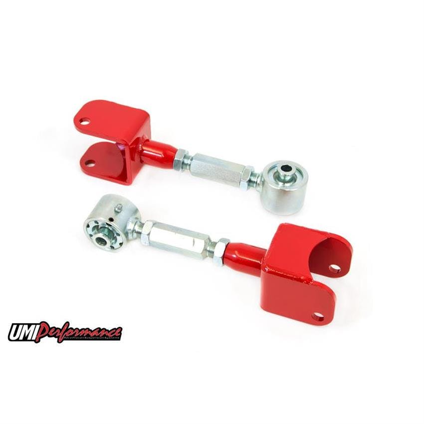 UMI 3628-R 78-96 B-Body Adj. Upper Control Arms Roto-Joint, Red