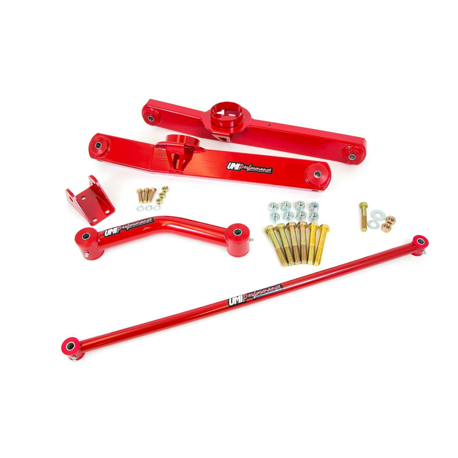 UMI 365001-R 59-64 Chevy B-Body Rear 3-Link Suspension Kit, Red