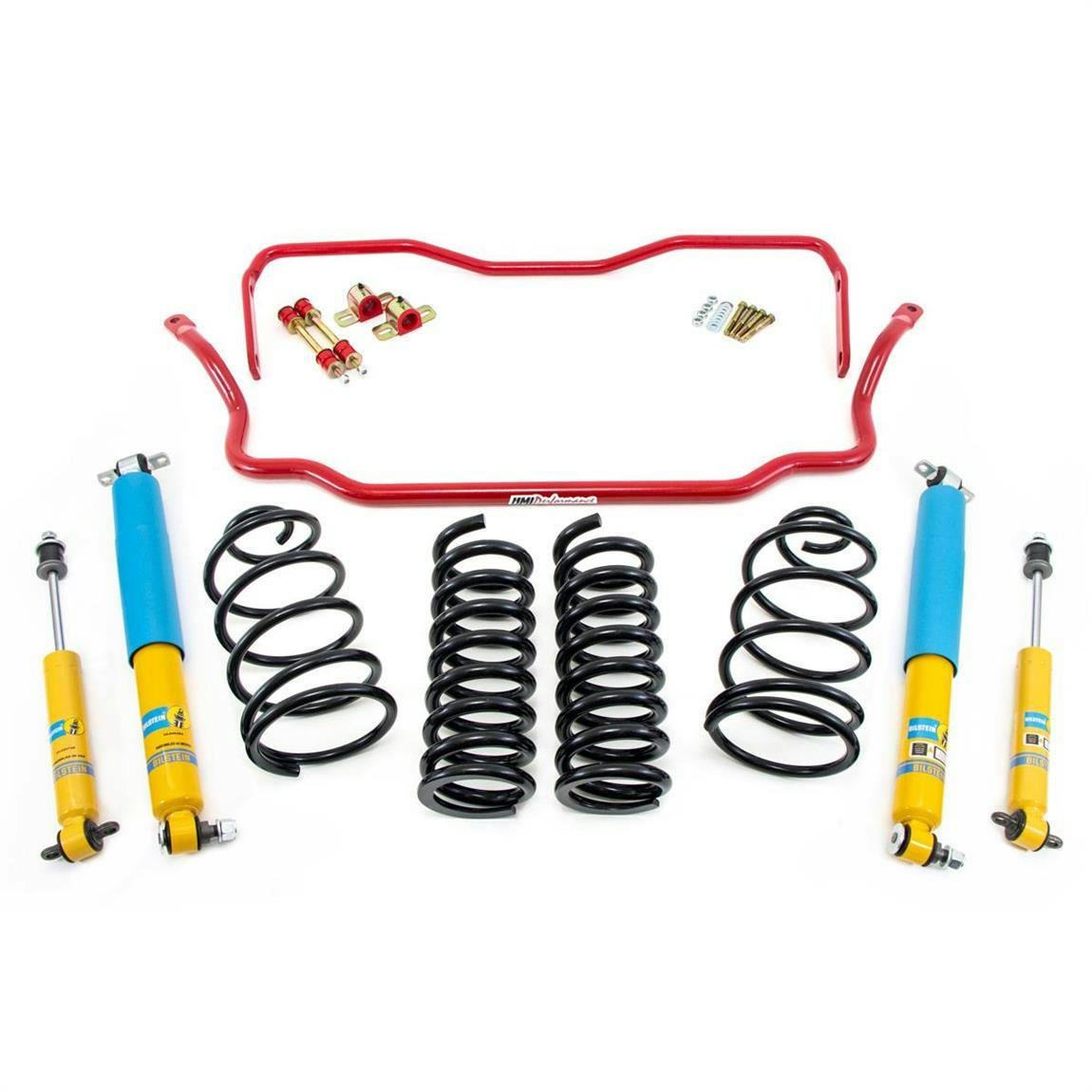 UMI ABF401-0-R 64-66 A-Body Kit, Factory Height Stage 1, Red