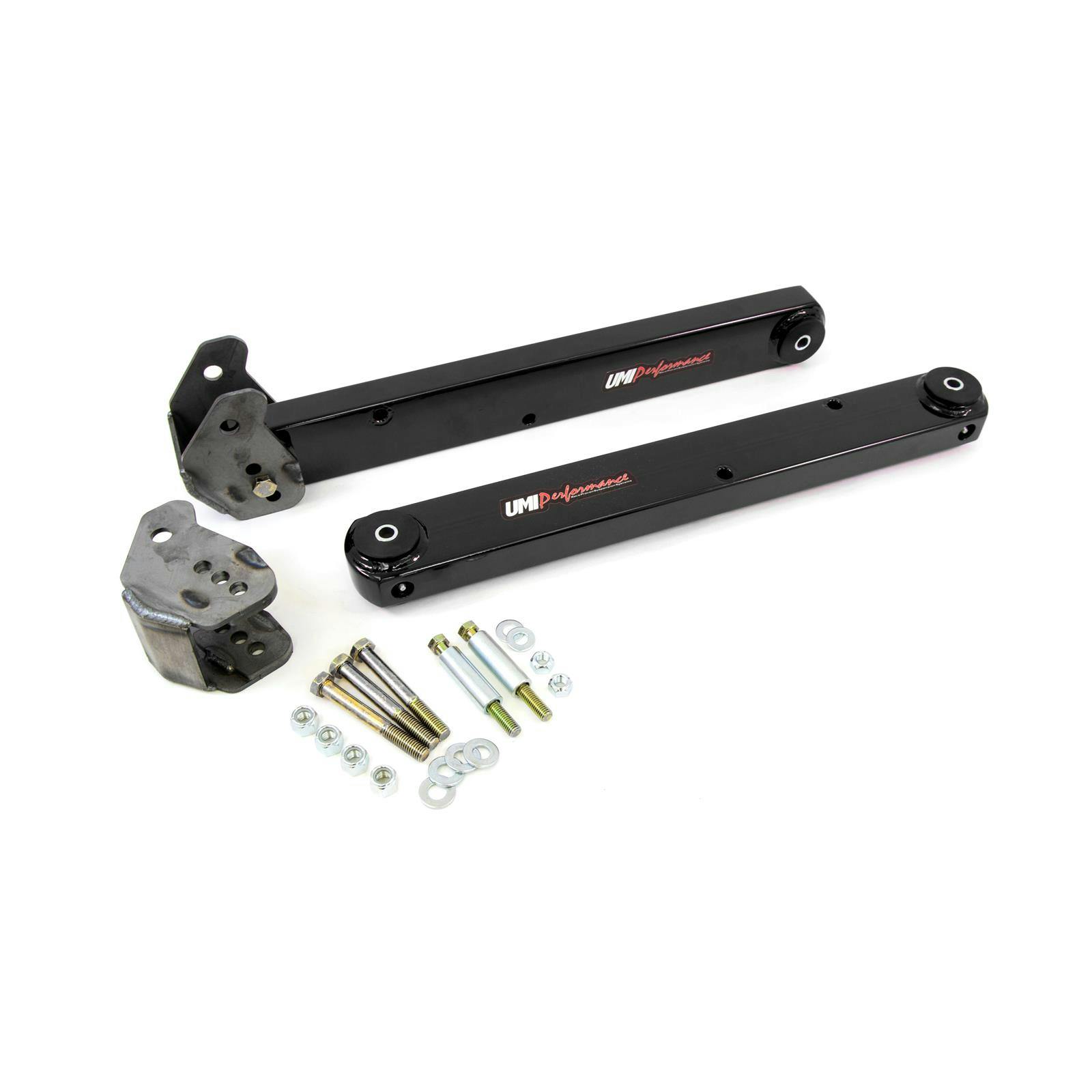 UMI 4020-B 64-72 A-Body Rear Lift Bar Set-Up Weld-In, Black