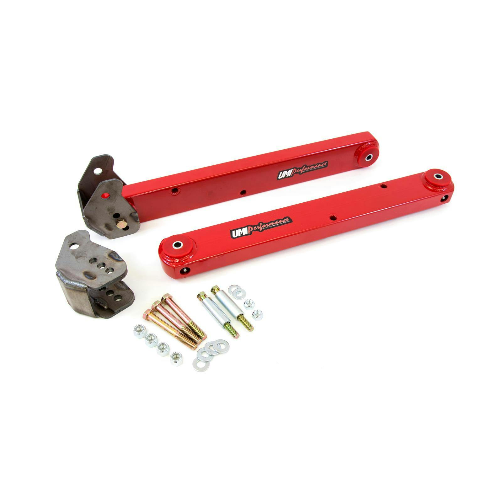 UMI 4020-R 64-72 A-Body Rear Lift Bar Set-Up Weld-In, Red