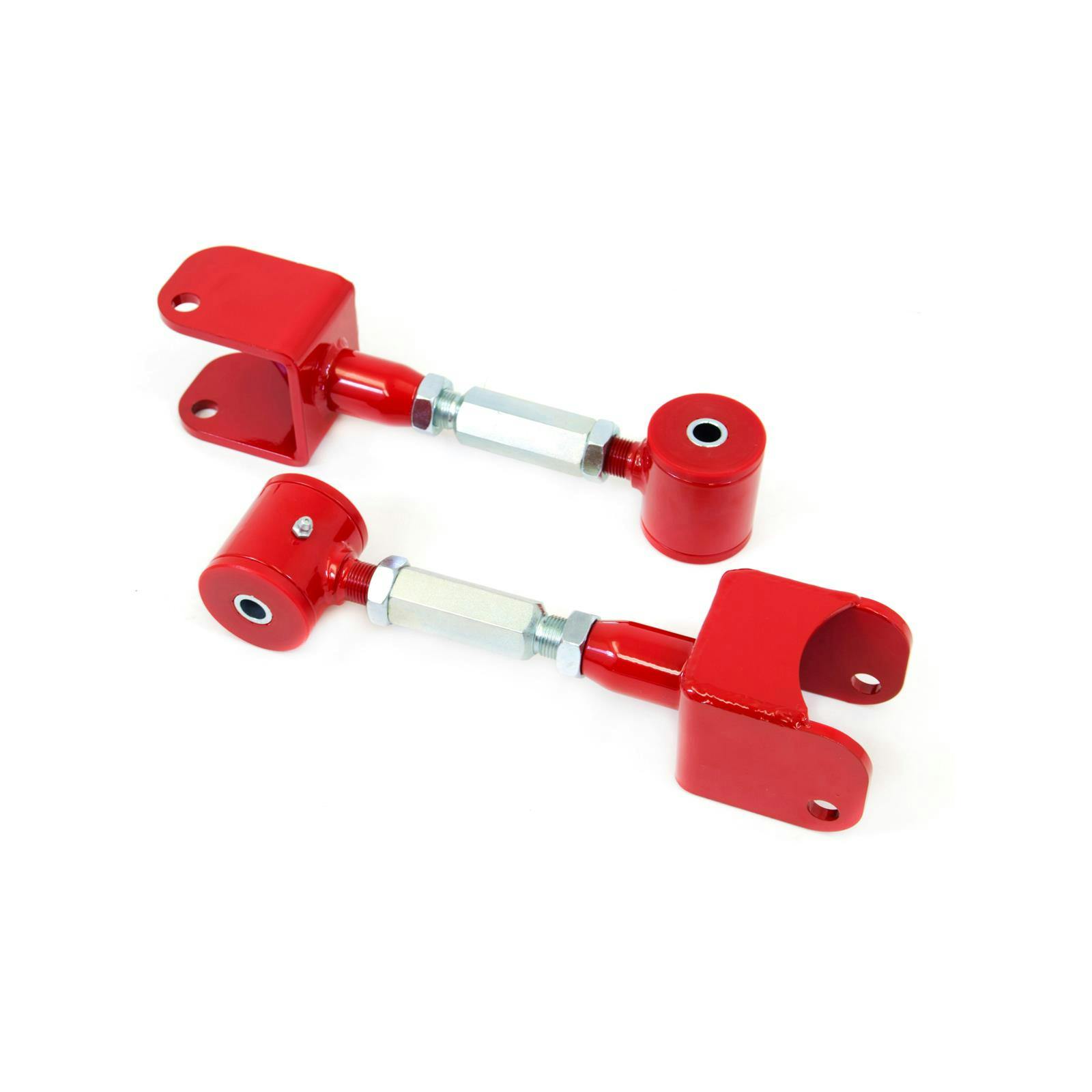 UMI 4026-R 64-67 A-Body Adj. Upper Control Arms, Poly, Red