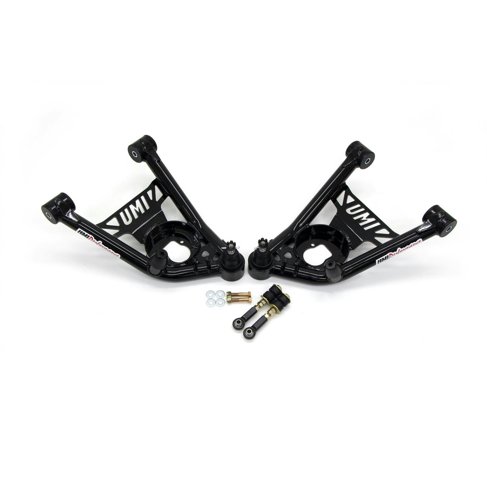 UMI 4031-B 64-72 A-Body Tubular Front Lower A-Arms, Poly, Black
