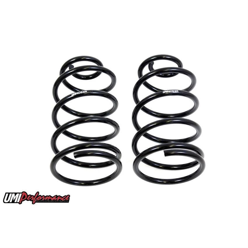 UMI 4048R 64-66 A-Body Factory Height Springs, Rear, Black