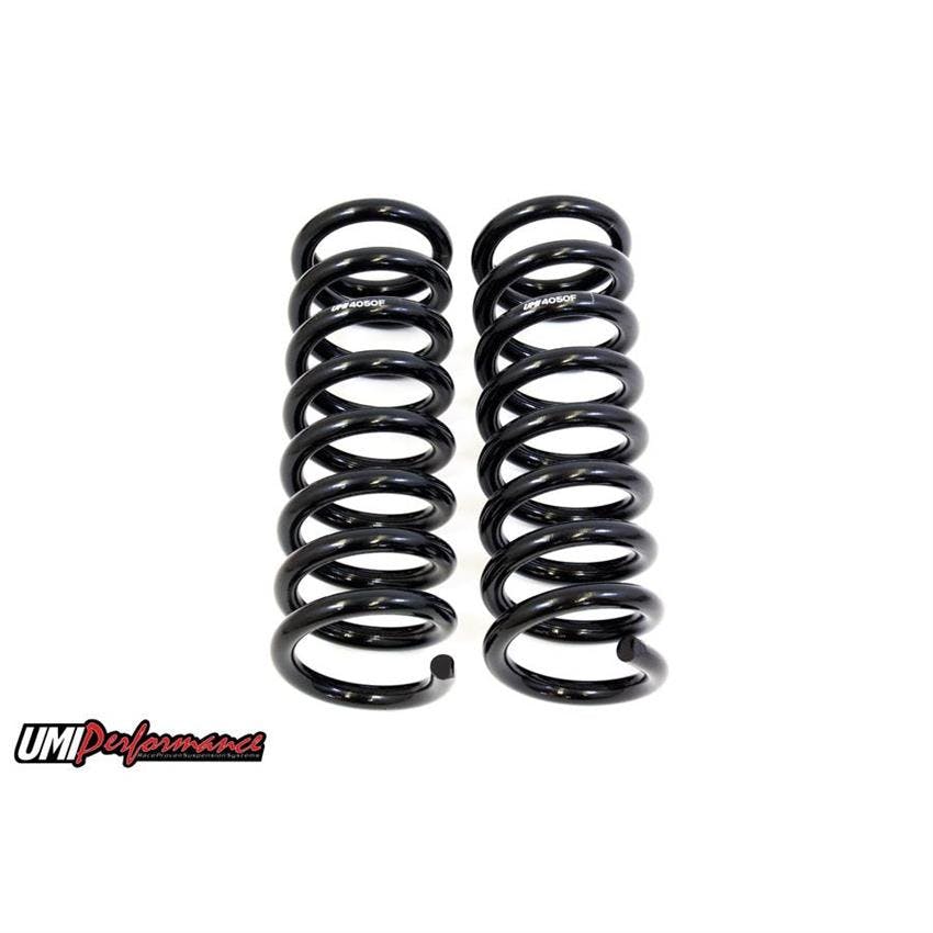 UMI 4049F 64-72 A-Body Factory Height Springs, Front, Black