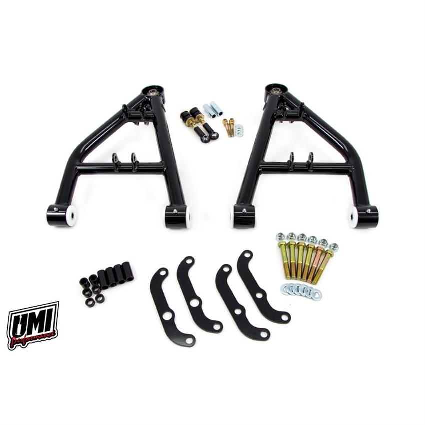 UMI 4062-1-B 64-72 A-Body Corner Max Lower Front A-Arms, Black