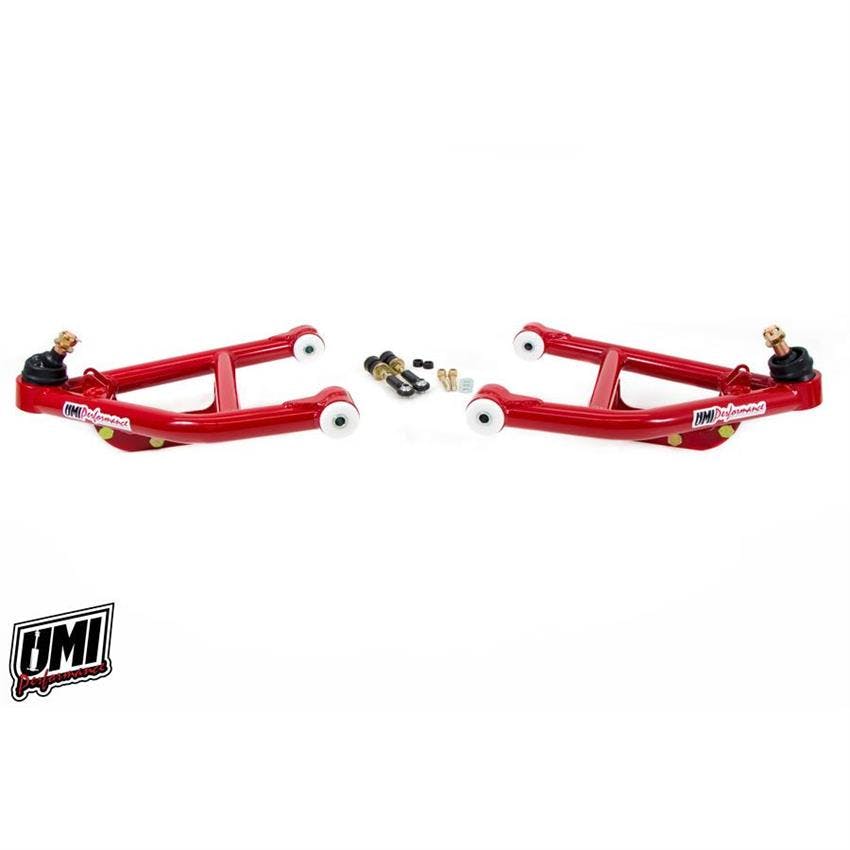 UMI 4062-R 64-72 A-Body Corner Max Lower Front A-Arms, Red