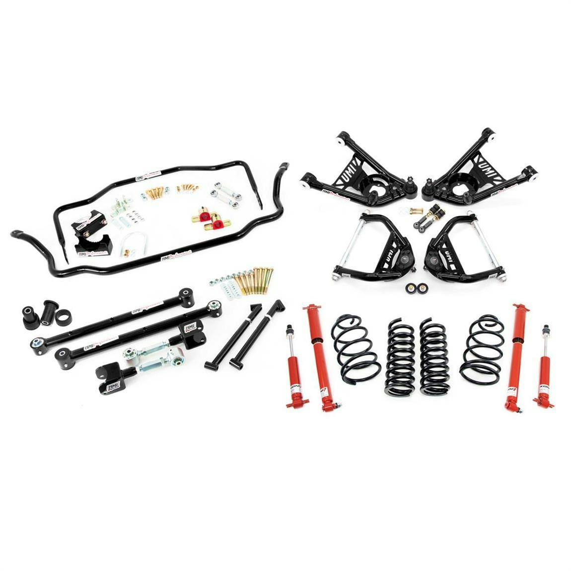 UMI ABF406-64-2-B 64 A-Body Kit, 2 Inch Lowering Stage 3.5, Black