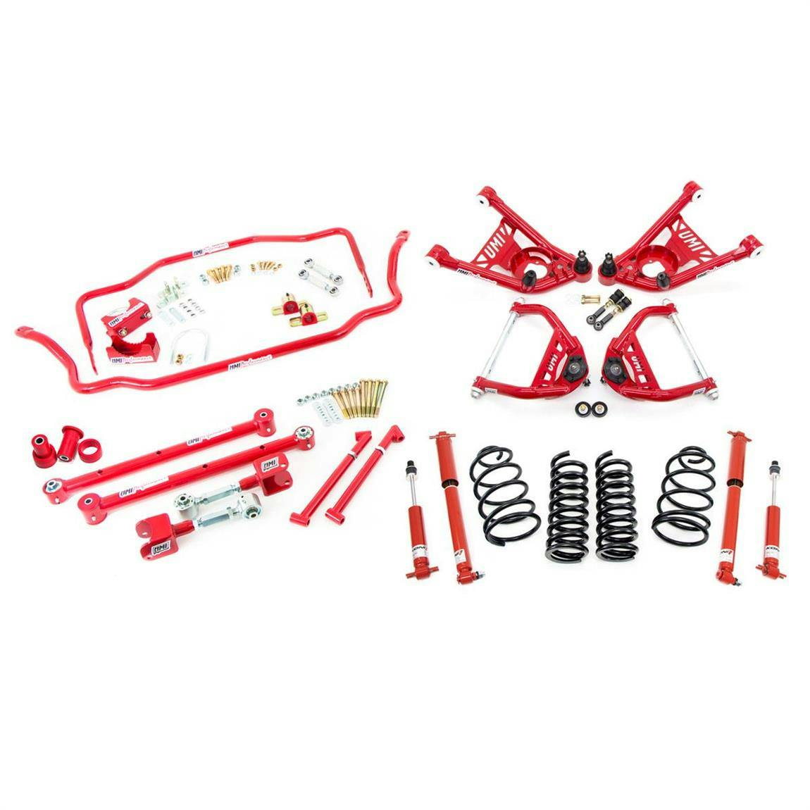 UMI ABF406-64-2-R 64 A-Body Kit, 2 Inch Lowering Stage 3.5, Red