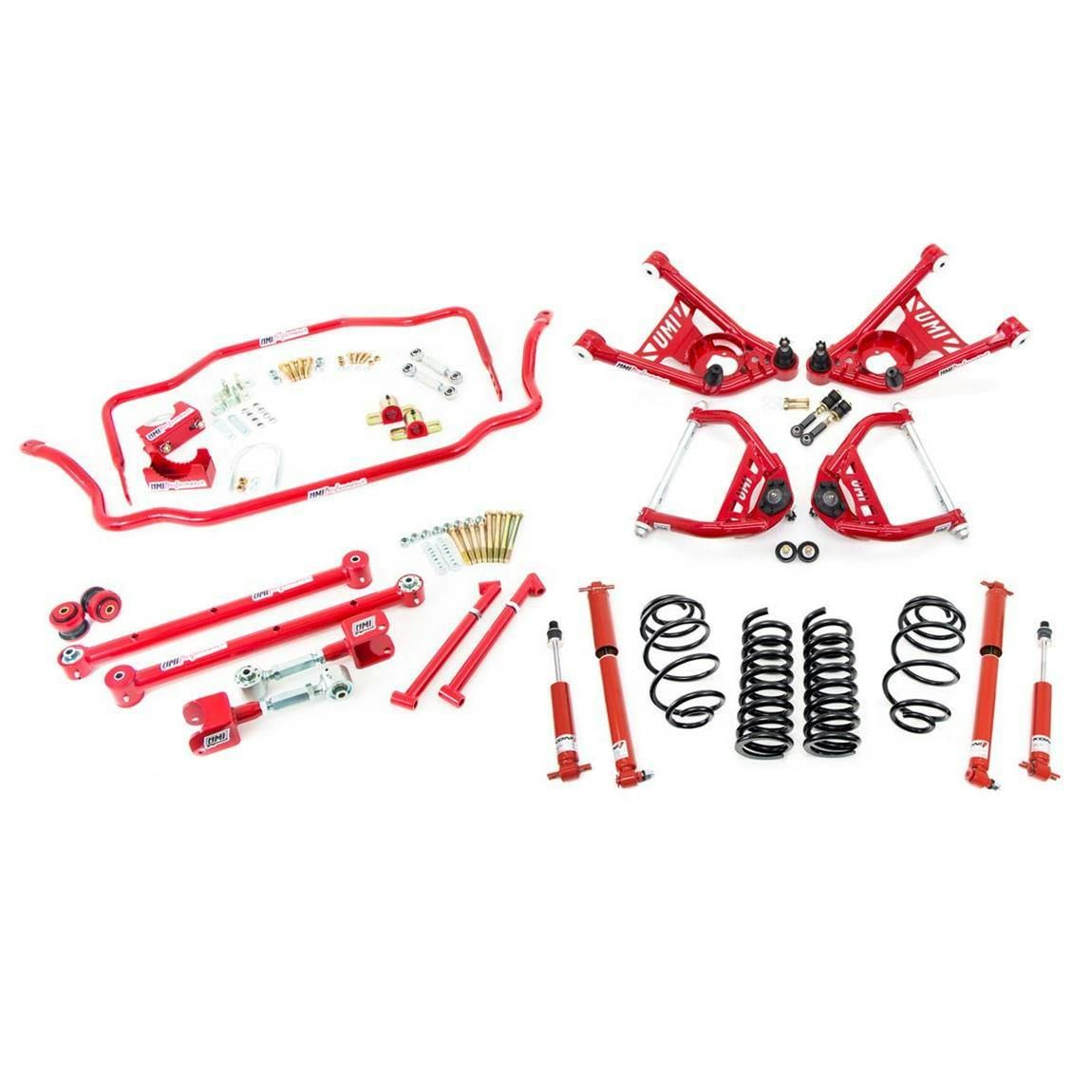 UMI ABF806-2-R 68-72 A-Body Stage 3.5 Kit, 2 Inch Lower, Red