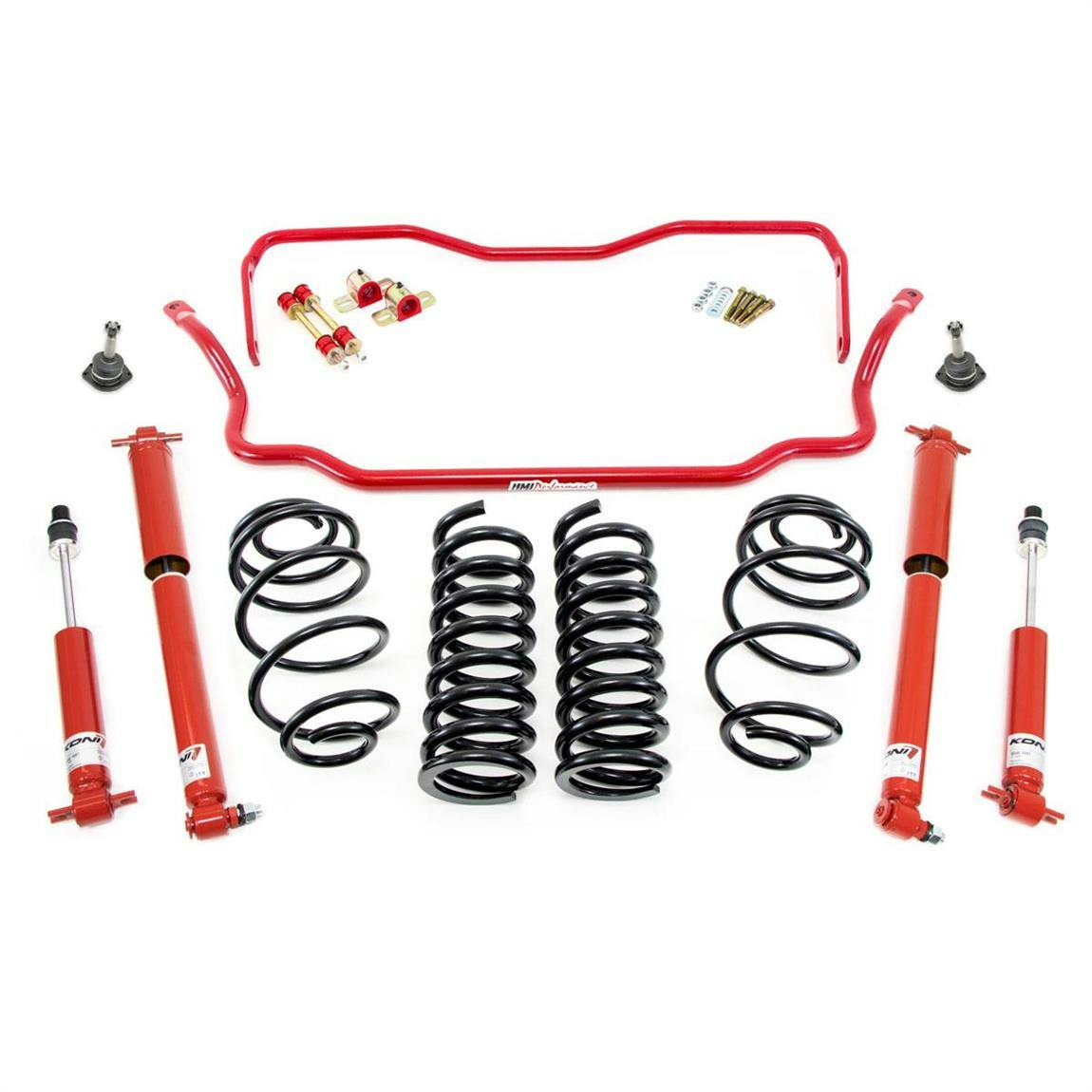 UMI ABF815-2-R 68-72 A-Body Stage 1.5 Kit, 2 Inch Lower, Red