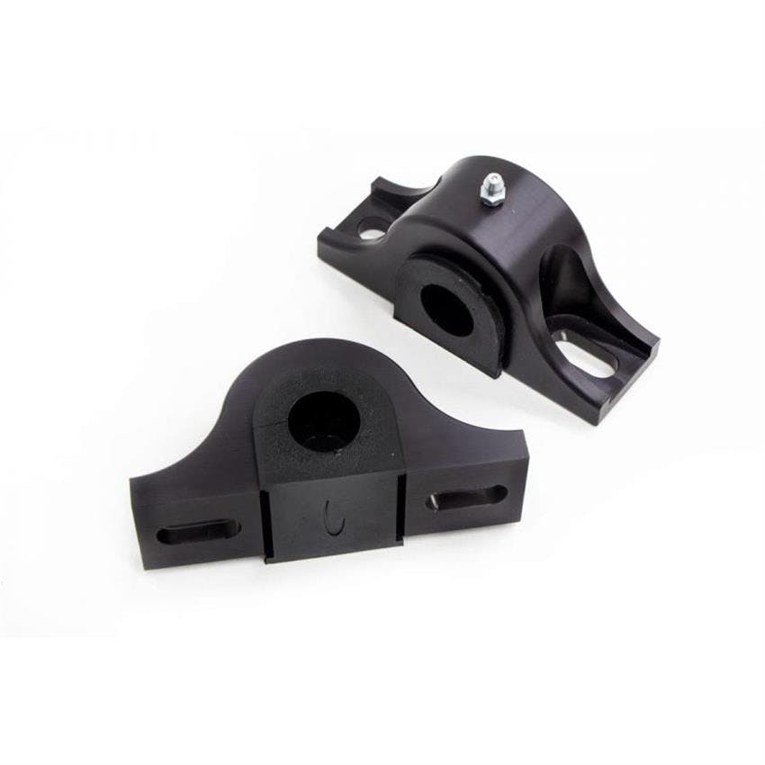 UMI 90045-B Billet Aluminum Rear Sway Bar Mounts 7/8 Inch, Black