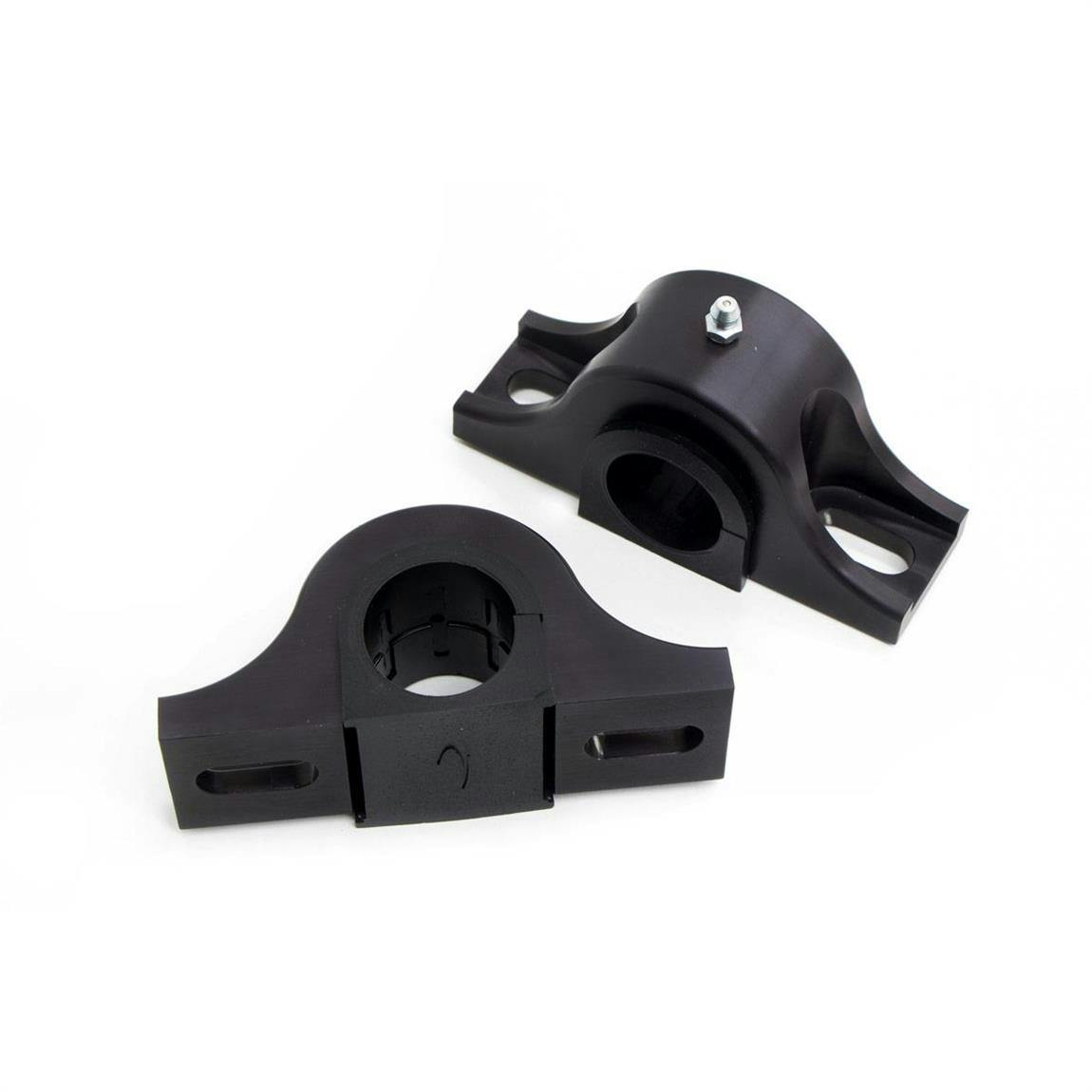 UMI 90066-B Billet Aluminum Front Sway Bar Mounts 1-5/16, Black