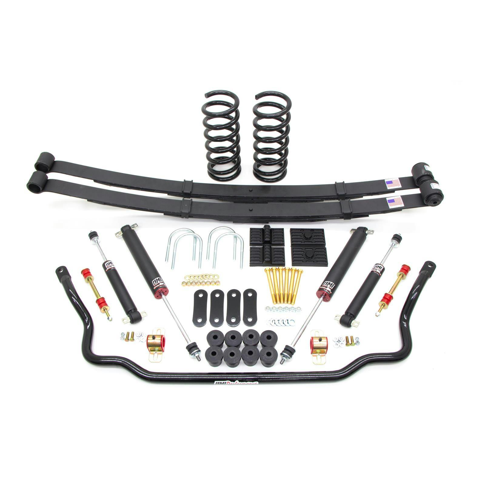 UMI FBF001-B 70-81 F-Body Stage 1 Handling Kit,2 Inch Lower,Black