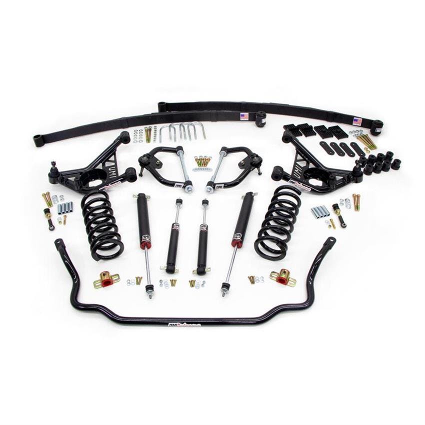 UMI FBF002-B 70-81 F-Body Stage 2 Handling Kit,2 Inch Lower,Black