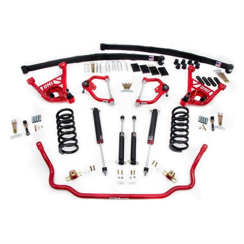 UMI FBF002-R 70-81 F-Body Stage 2 Handling Kit, 2 Inch Lower, Red