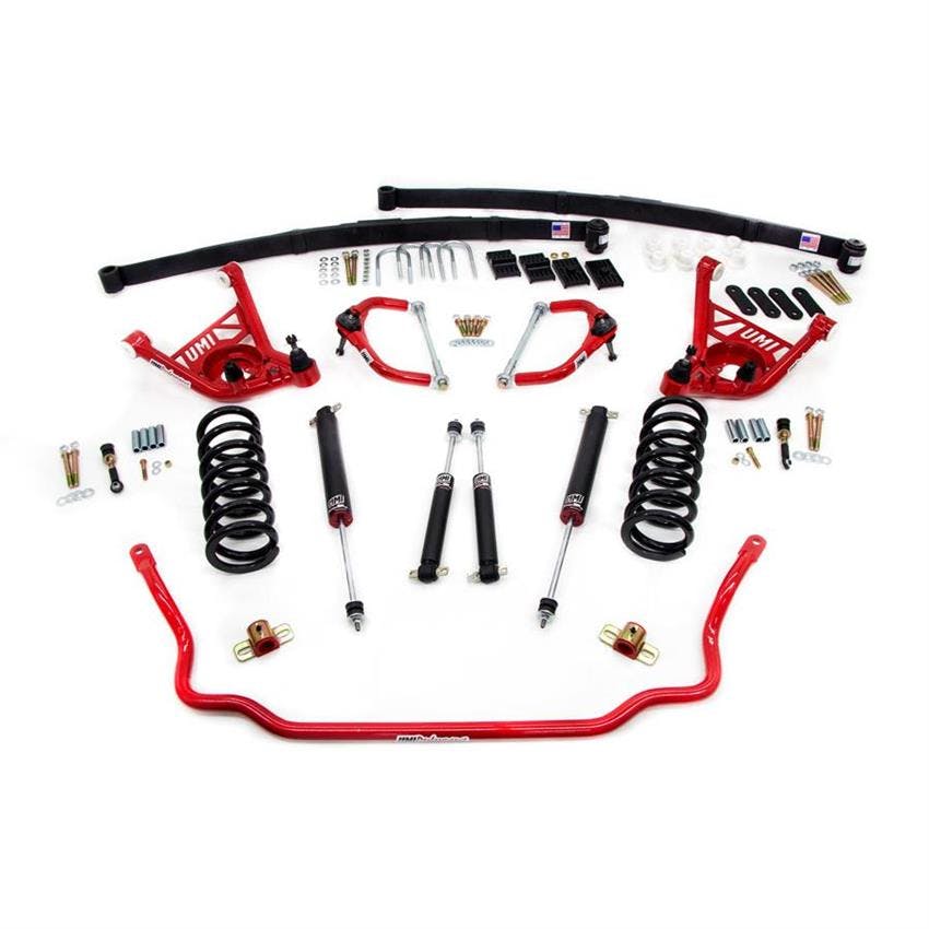 UMI FBF003-R 70-81 F-Body Stage 3 Handling Kit, 2 Inch Lower, Red